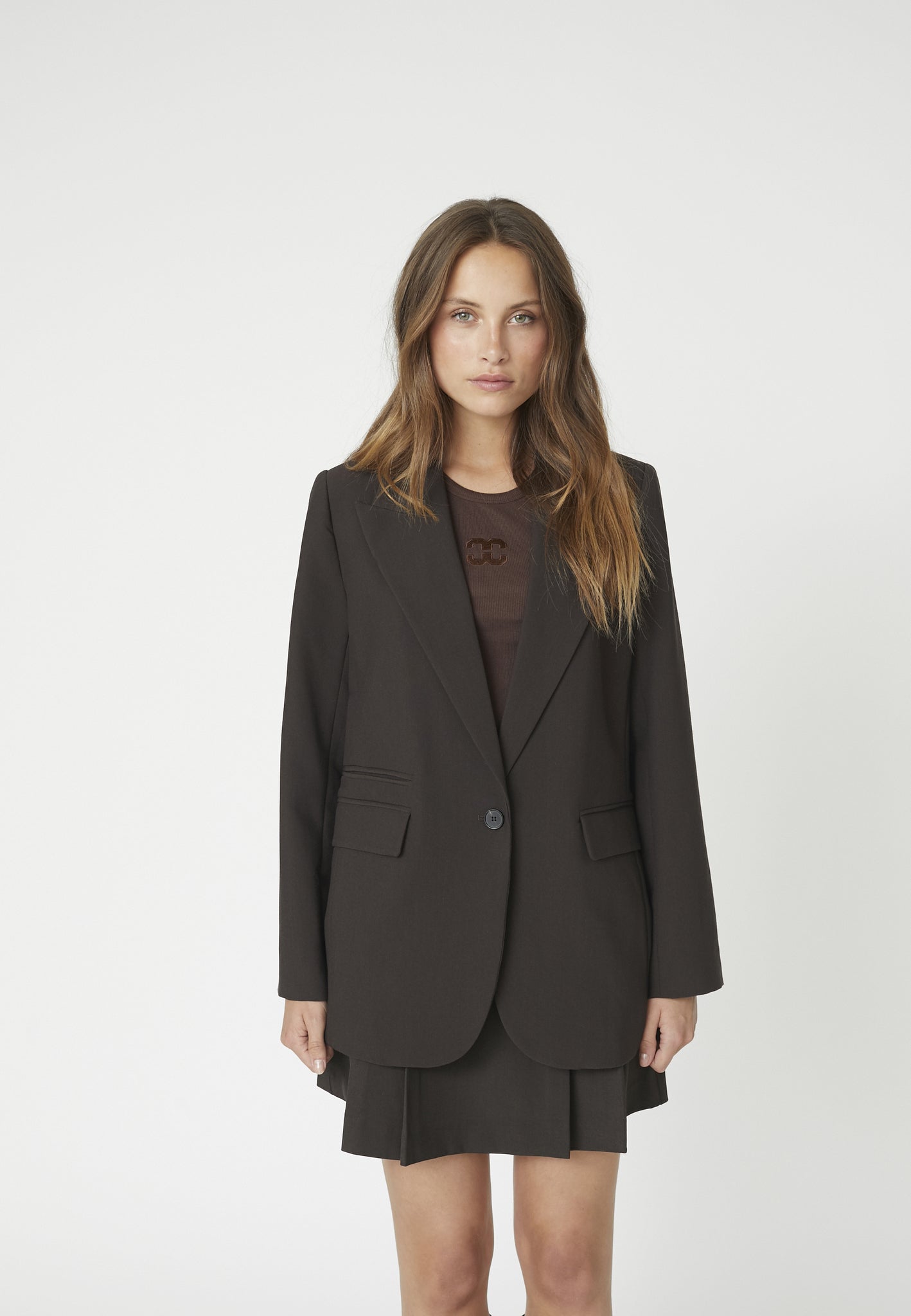 VOLA BLAZER BRUN CO COUTURE