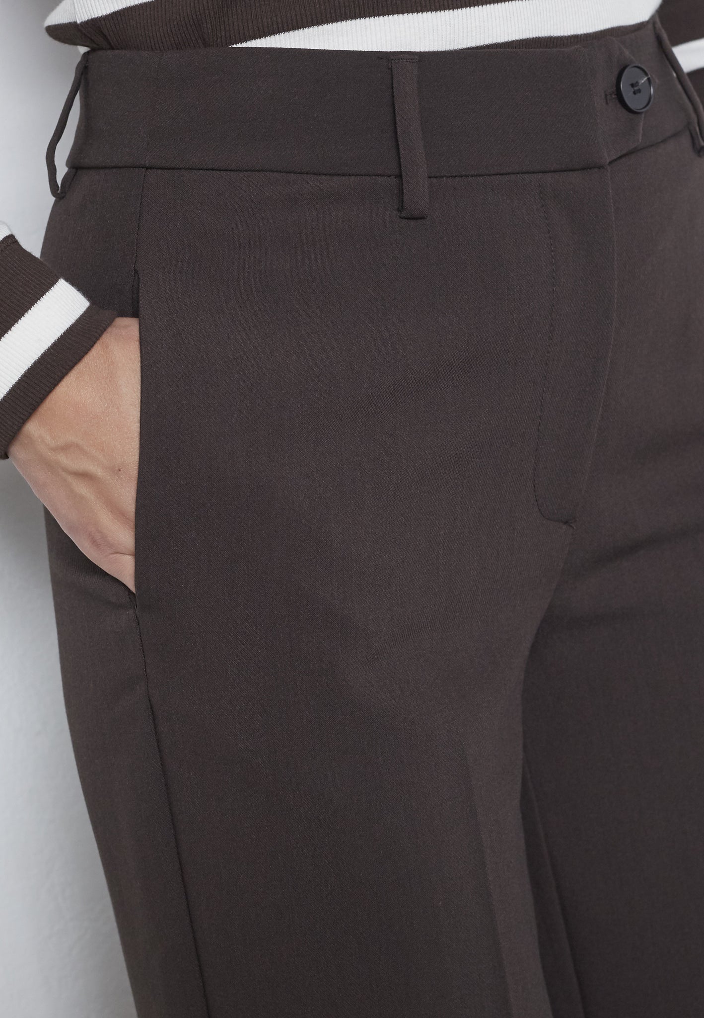 VOLA WIDE LONG PANTS BRUN CO COUTURE