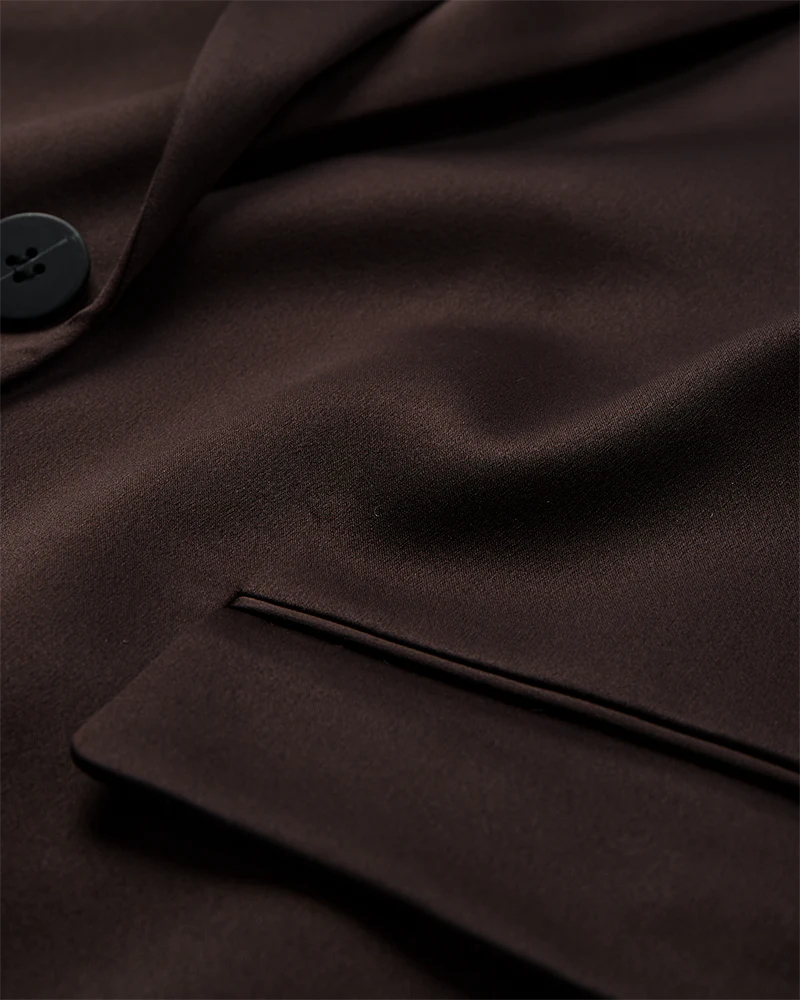 SHINE BLAZER IN BROWN COPENHAGEN MUSE