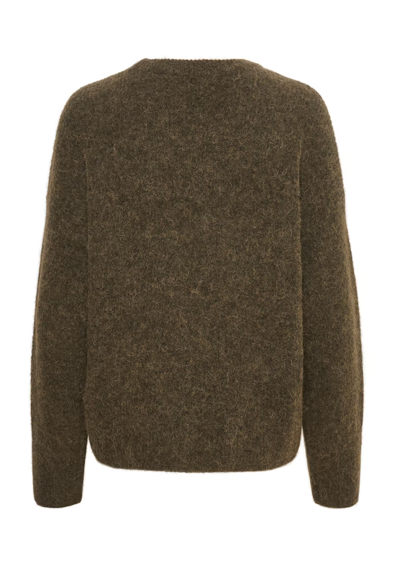 ALPHA PULLOVER DARK OLIVE