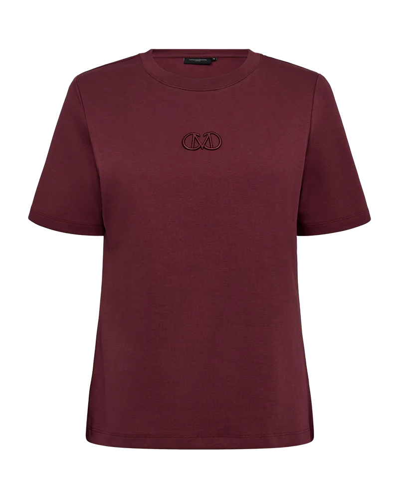COPENHAGEN MUSE T-SHIRT VINRÖD