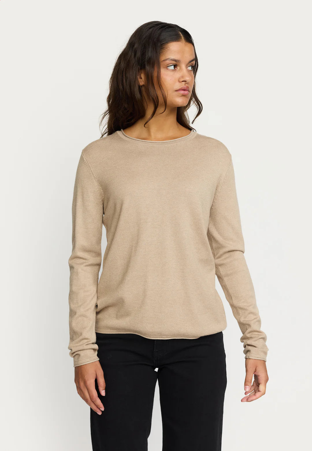 MARLA KNIT ROLL EDGE