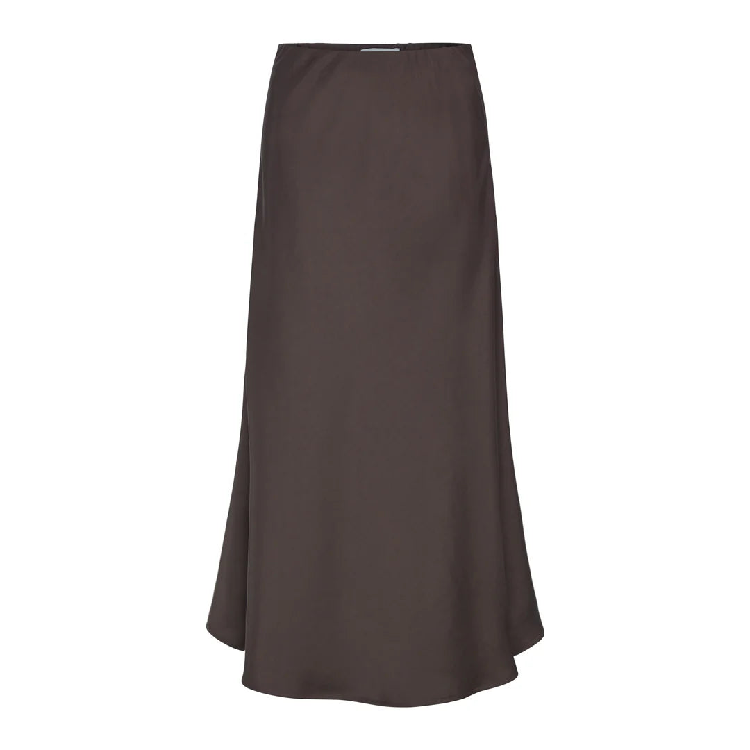 SRAbia Midi Skirt - Coffee Bean