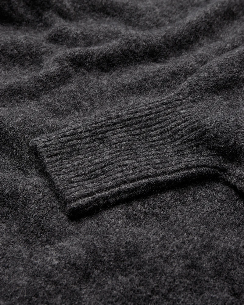 IBRA - PULLOVER WITH BALLOON SLEEVE IN GREY