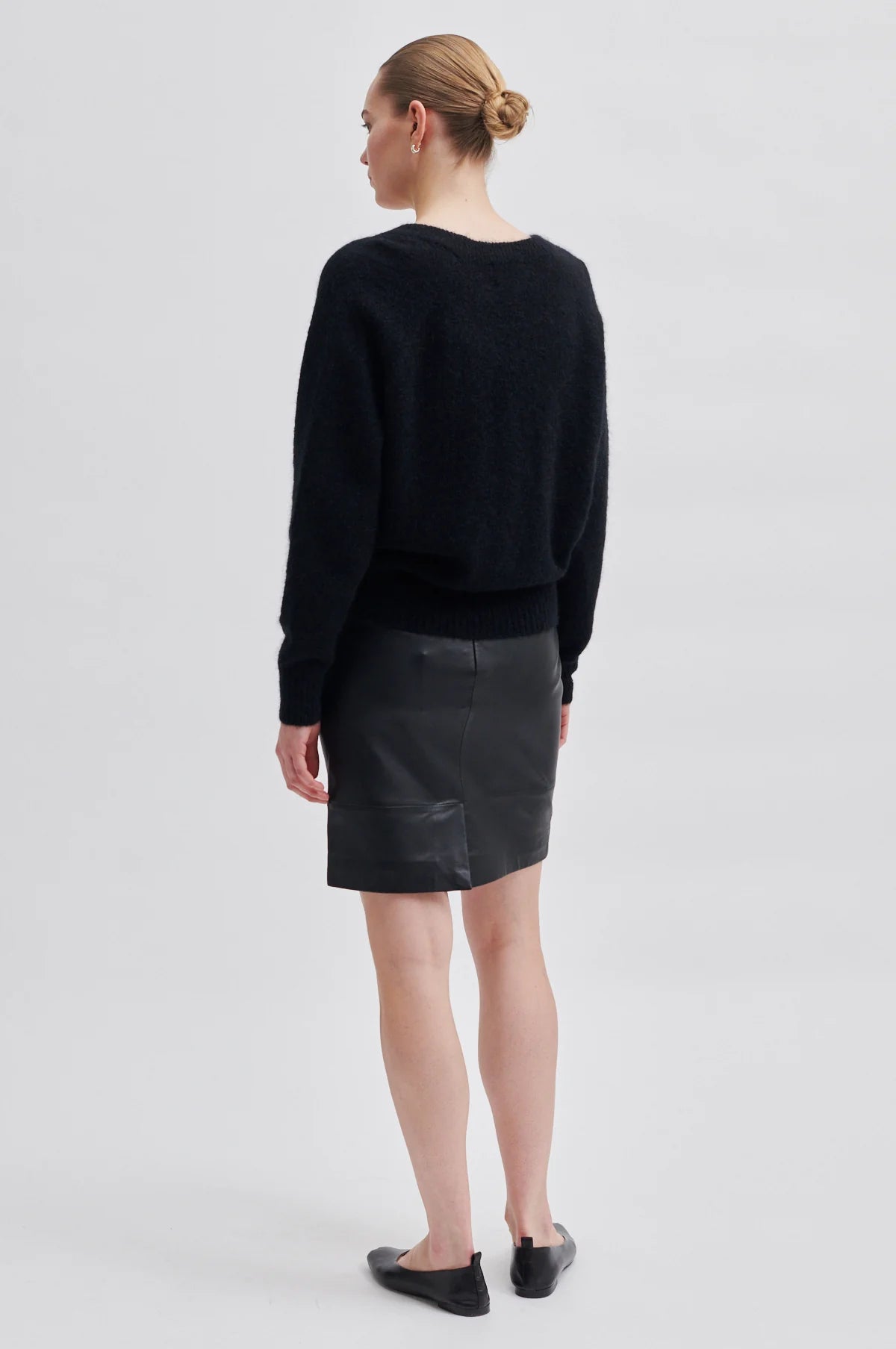 FRANCIE MINI LEATHER SKIRT SECOND FEMALE