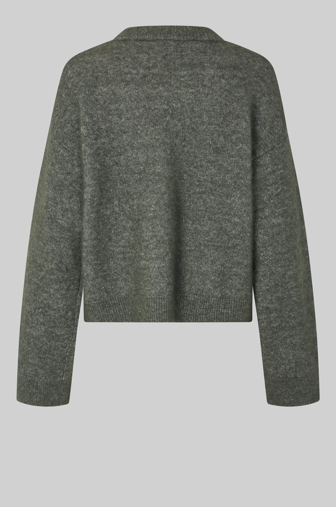 BROOK KNIT DROP SHOULDER O-NECK SECOND FEMALE