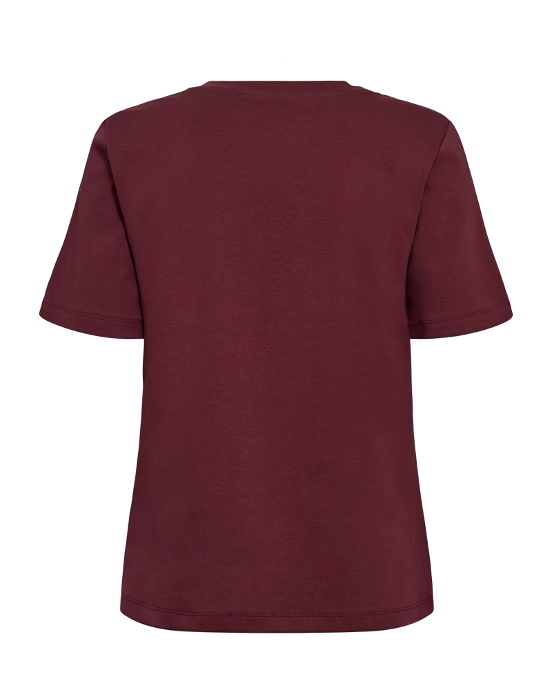 COPENHAGEN MUSE T-SHIRT VINRÖD
