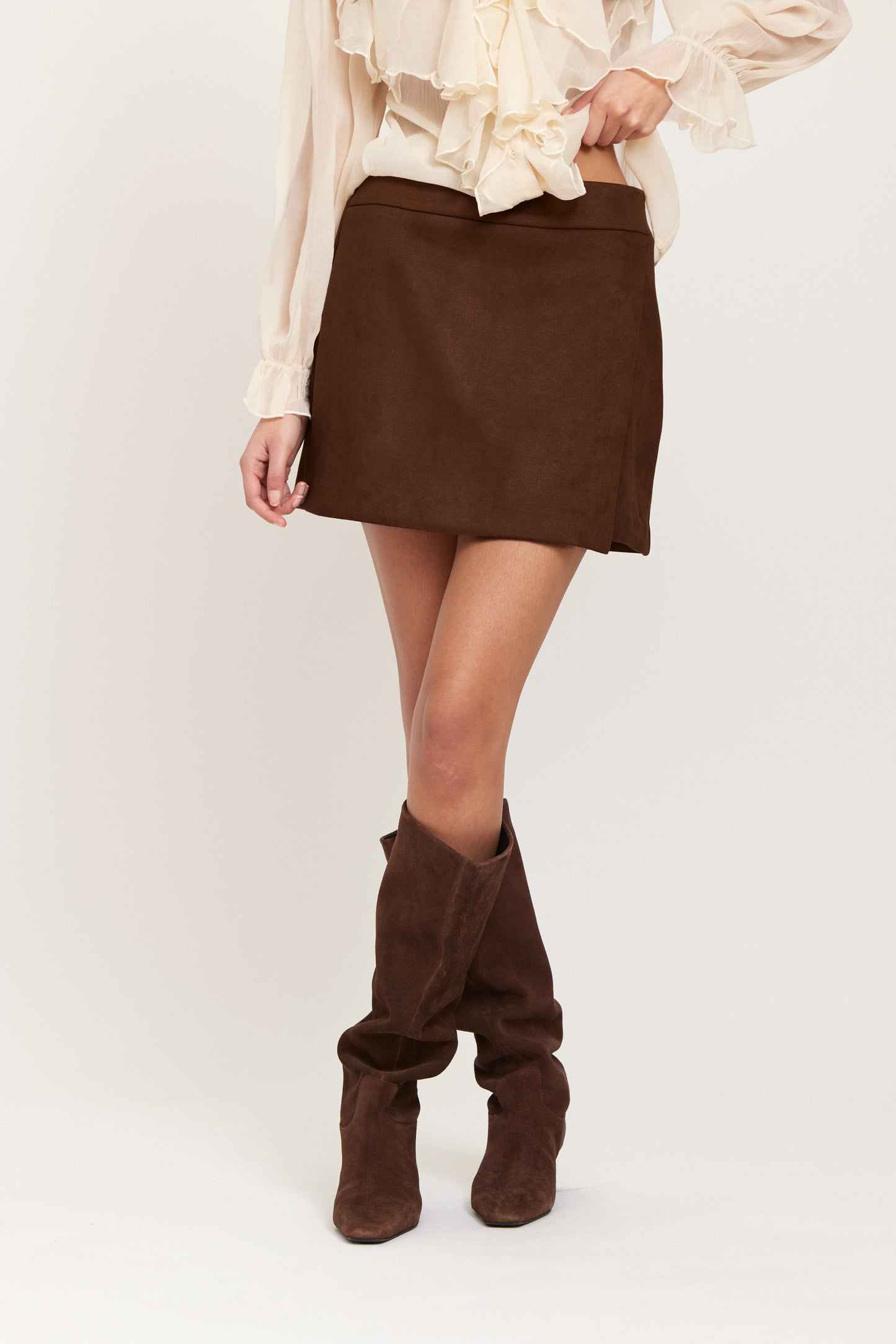 YLVA SUEDE SKIRT RUT&CIRCLE