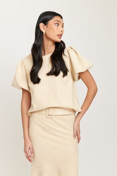 BEATA SUEDE BLOUSE
