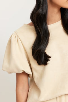 BEATA SUEDE BLOUSE