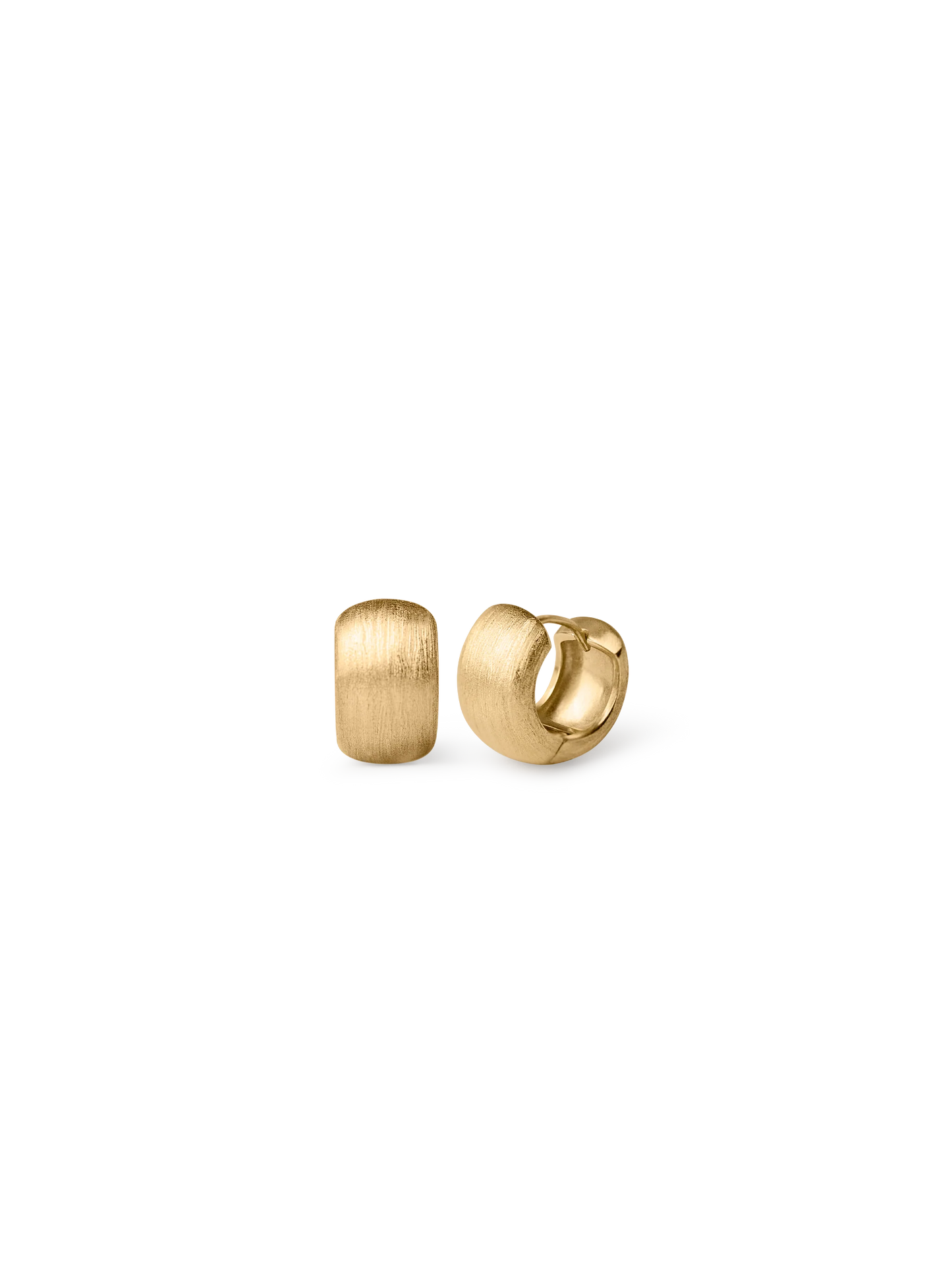 BRUSHED DOME HOOPS GULD