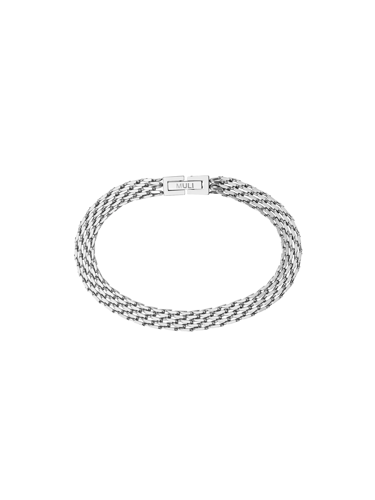 MESH LINK BRACELET SILVER
