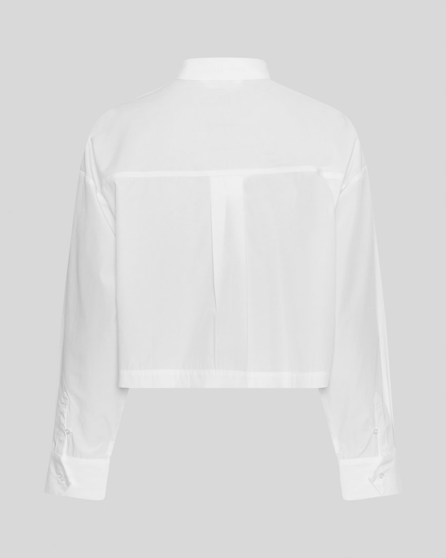 CROPPED WHITE SHIRT
