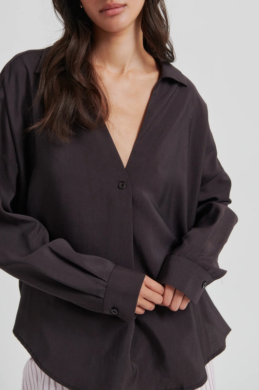 TIMELINE BLOUSE BROWN SECOND FEMALE