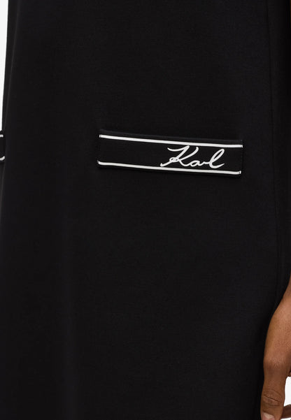 LOGO JERSEY KLÄNNING KARL LAGERFELD