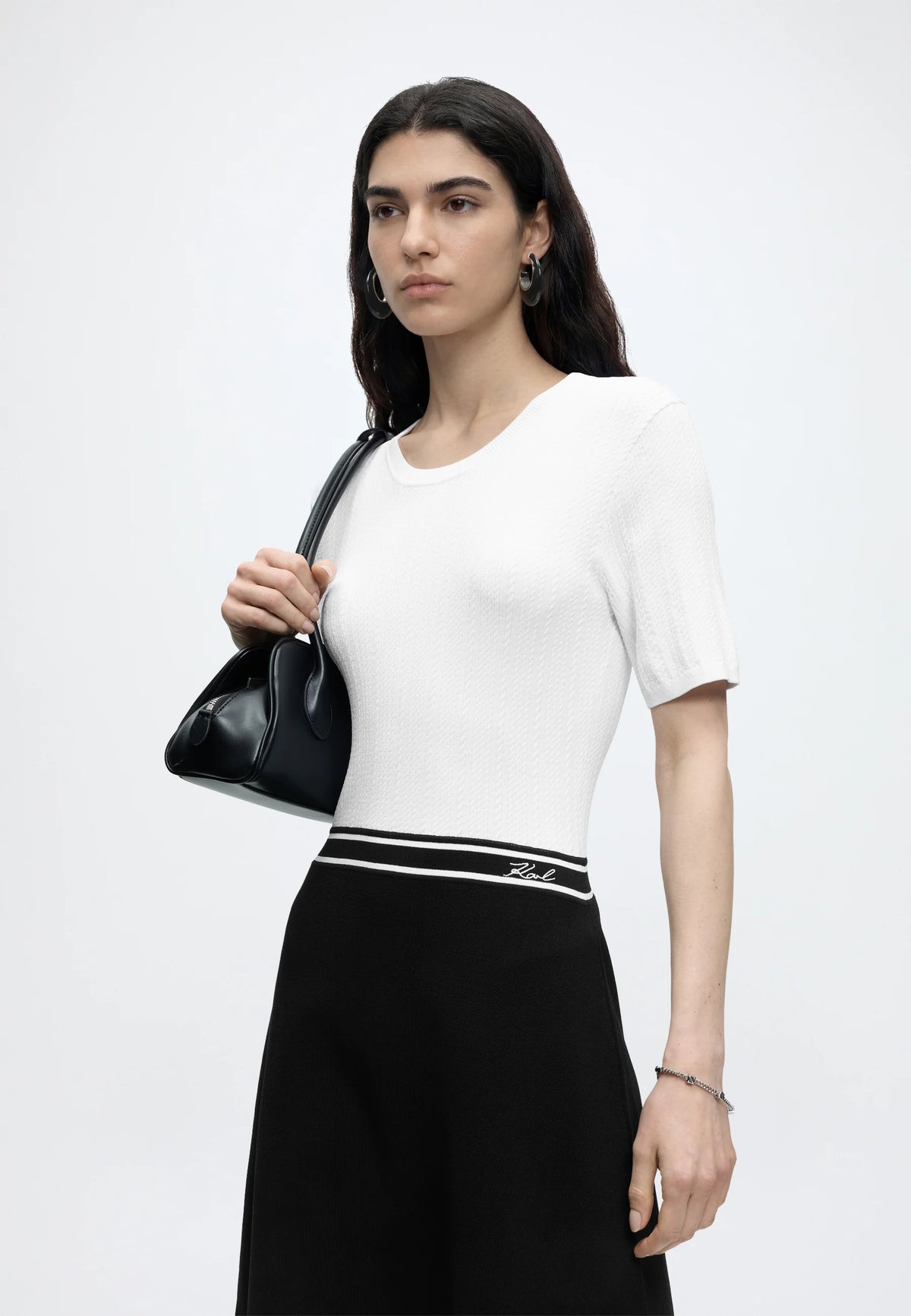 LOGO KNIT KLÄNNING KARL LAGERFELD