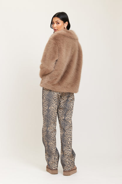 MARTA FAUX FUR JACKET RUT&CIRCLE