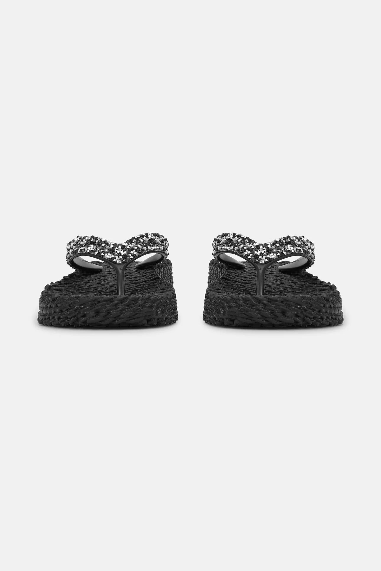 FLIP FLOP STENAR HÖG SULA SVART ILSE JACOBSEN