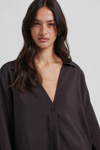 TIMELINE BLOUSE BROWN SECOND FEMALE