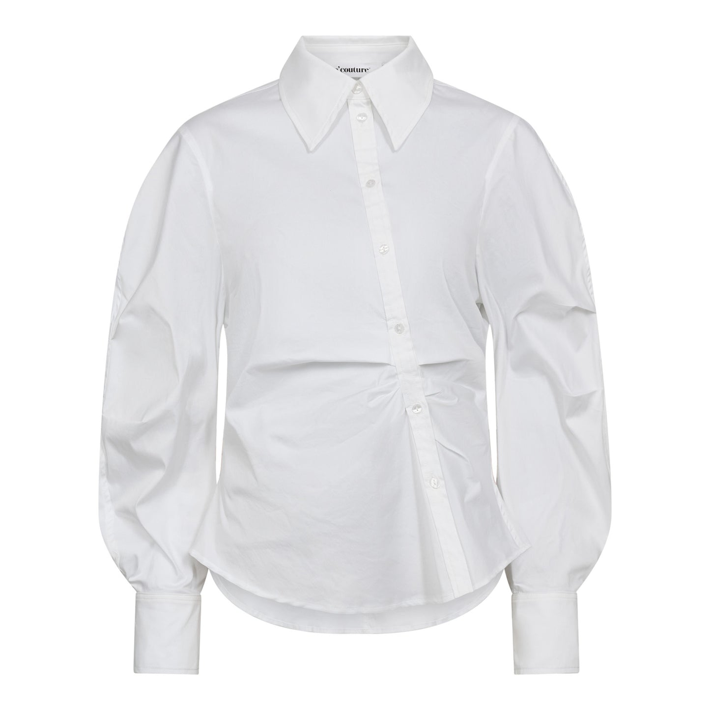 SANNA ASYM PLACKET SHIRT CO COUTURE