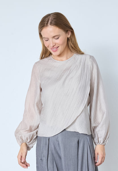 CONNY DRAPE BLOUSE