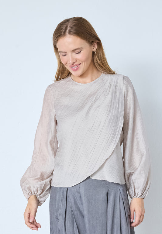 CONNY DRAPE BLOUSE