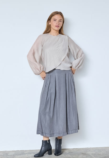 CONNY DRAPE BLOUSE