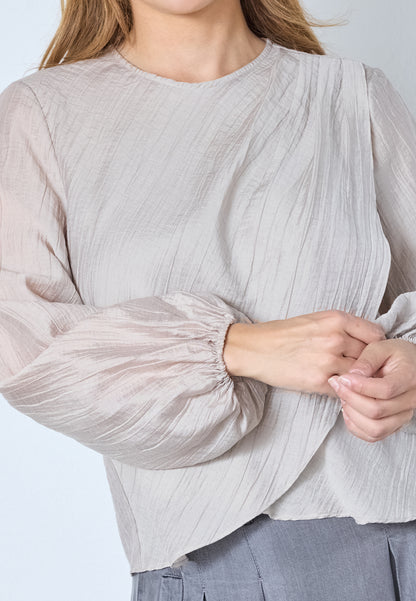 CONNY DRAPE BLOUSE