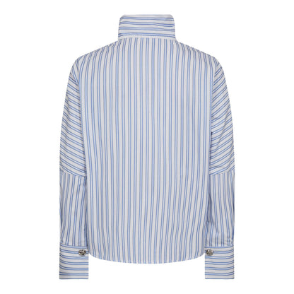 DEVIN ASYM BUTTON BLOUSE