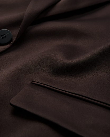 SHINE BLAZER IN BROWN COPENHAGEN MUSE
