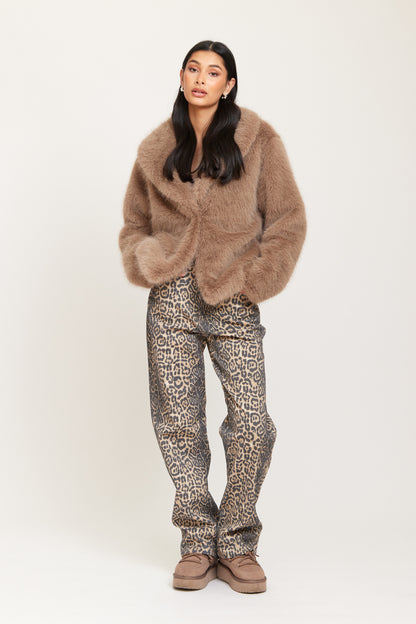 MARTA FAUX FUR JACKET RUT&CIRCLE