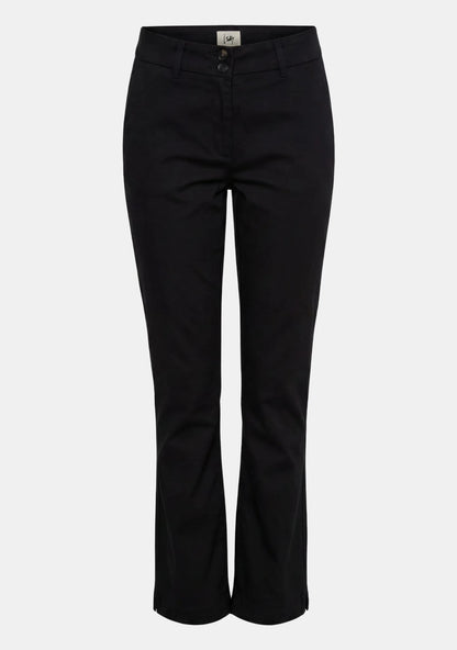 LONG HIGHWAIST CHINO BLACK ISAY