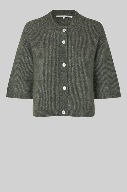 ANDREA KNIT RIB CARDIGAN SECOND FEMALE