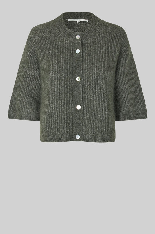 ANDREA KNIT RIB CARDIGAN SECOND FEMALE