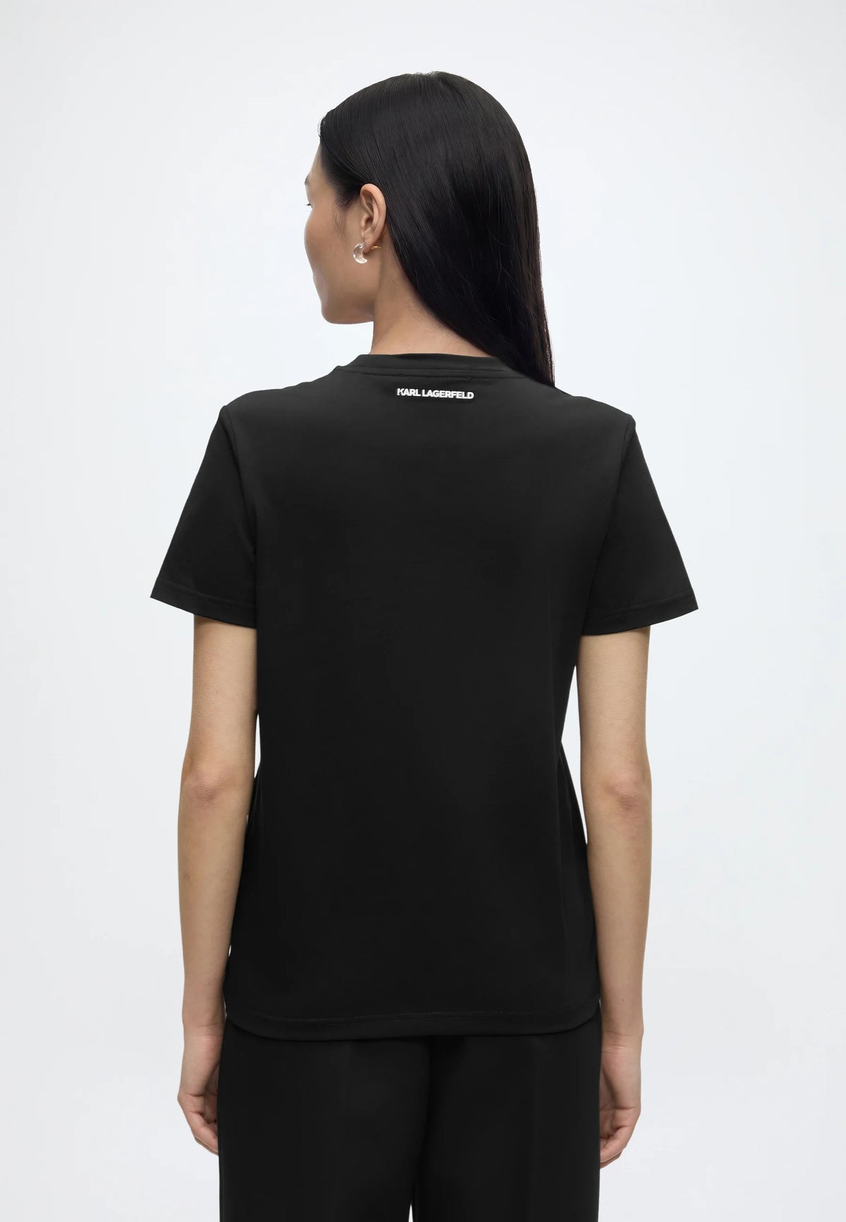 SIGNATURE HEM TSHIRT KARL LAGERFELD