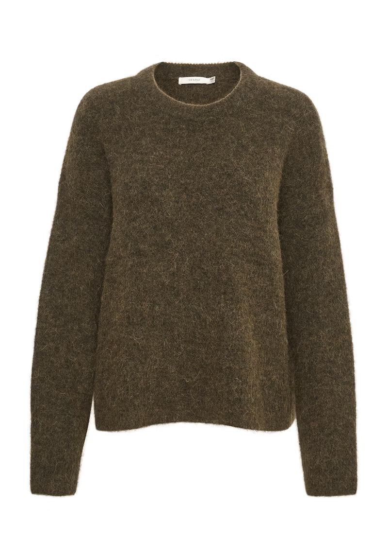 ALPHA PULLOVER DARK OLIVE