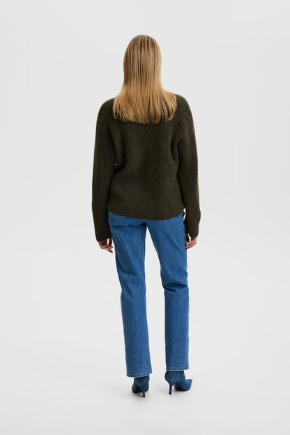 ALPHA PULLOVER DARK OLIVE