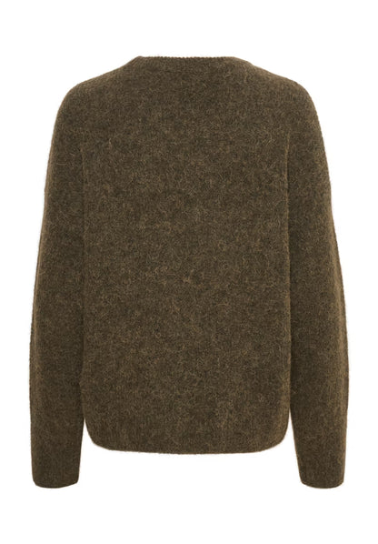 ALPHA PULLOVER DARK OLIVE