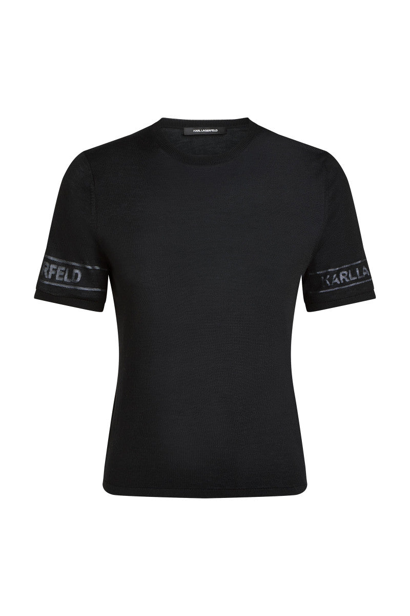 LOGO KNIT TSHIRT KARL LAGERFELD