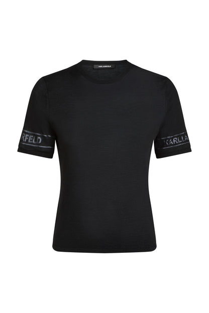 LOGO KNIT TSHIRT KARL LAGERFELD