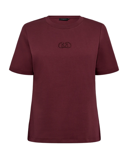 COPENHAGEN MUSE T-SHIRT VINRÖD