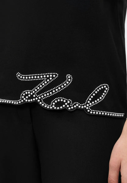 SIGNATURE HEM TSHIRT KARL LAGERFELD