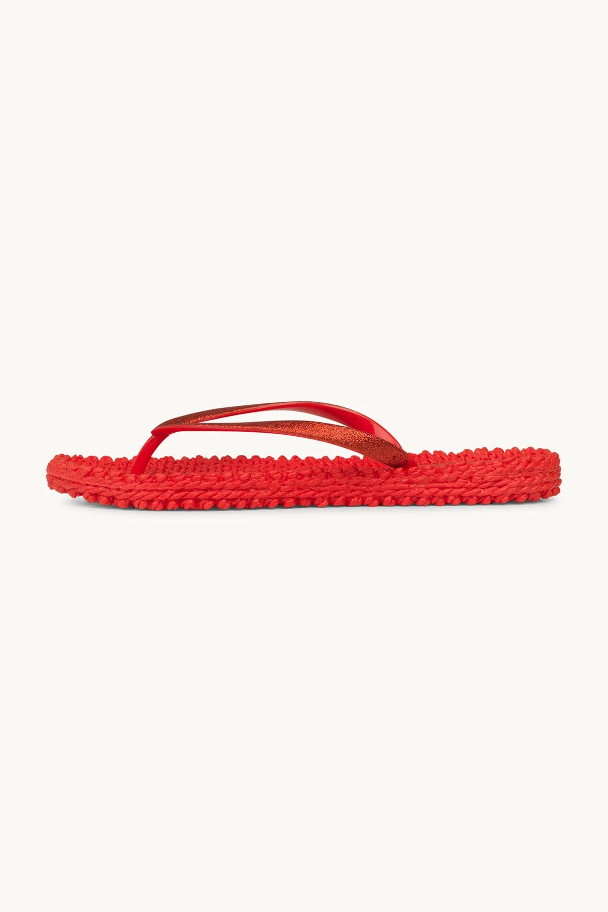 FLIP FLOP RÖDA GLITTER ILSE JACOBSEN