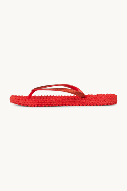 FLIP FLOP RÖDA GLITTER ILSE JACOBSEN