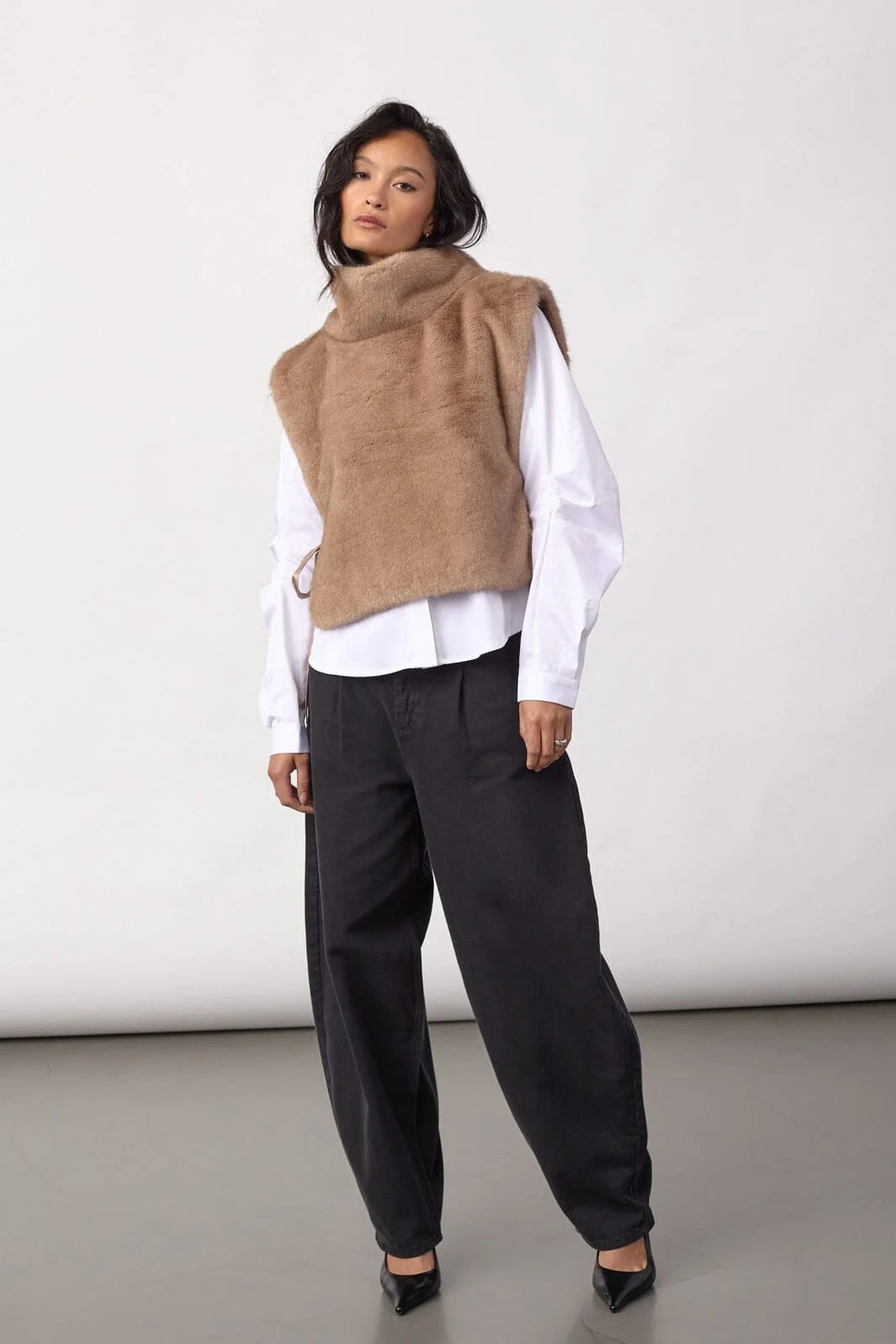FERA FAUX VÄST CO COUTURE