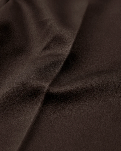 SHINE HIGH-WAISTED PANTS IN BROWN COPENHAGEN MUSE