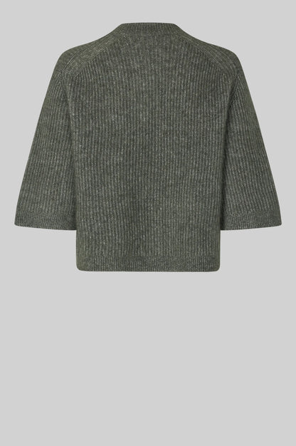 ANDREA KNIT RIB CARDIGAN SECOND FEMALE