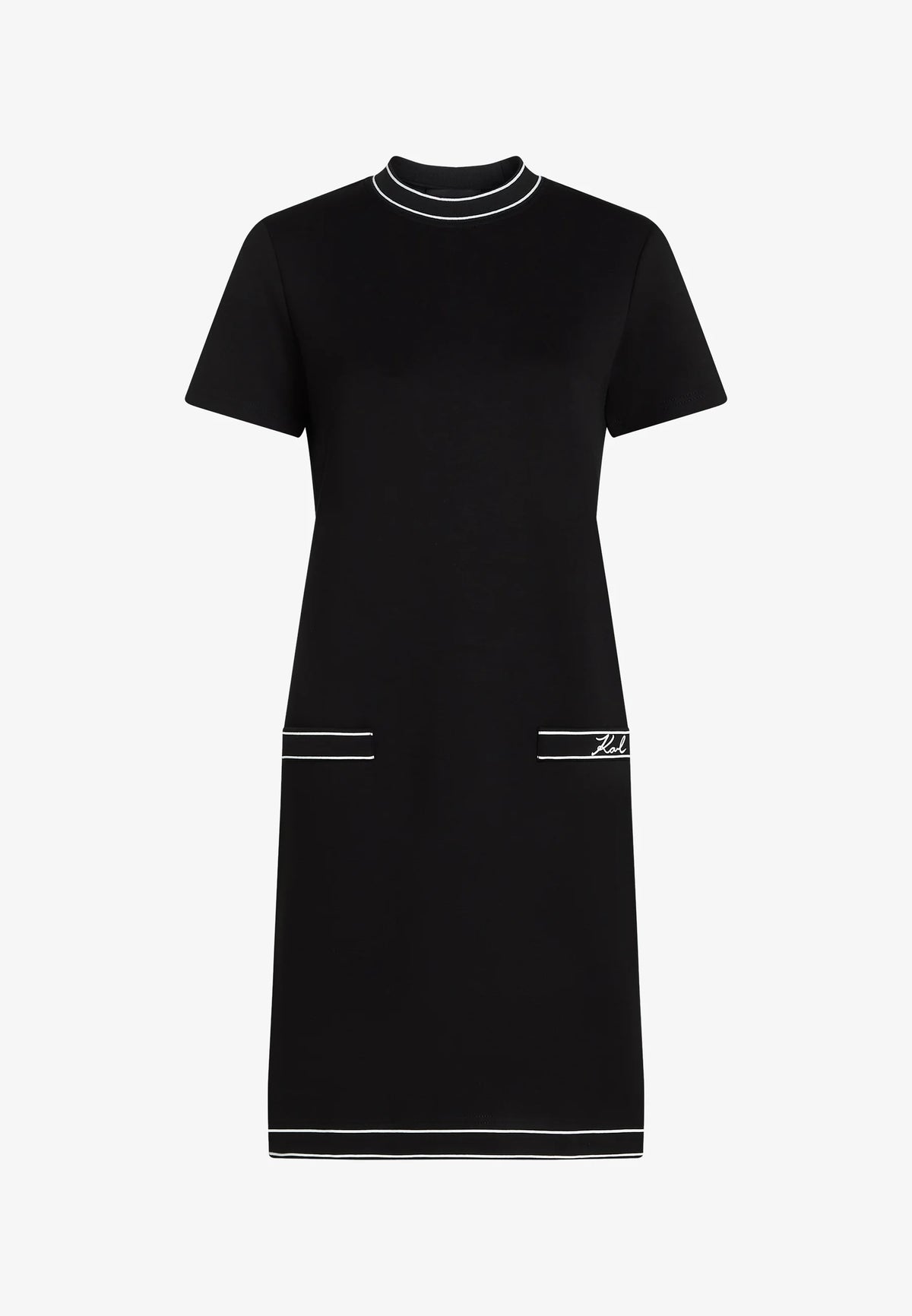 LOGO JERSEY KLÄNNING KARL LAGERFELD