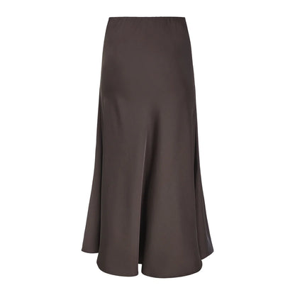 SRAbia Midi Skirt - Coffee Bean