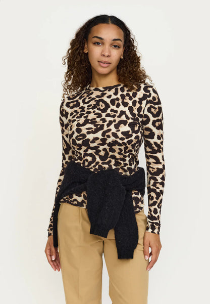 ROMAN LEOPARD TOP SOFT